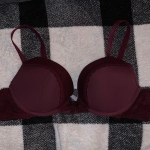 Aerie Padded Bra with Lace Detail
